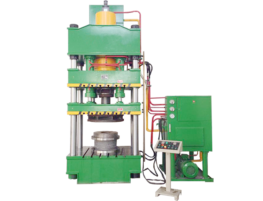 double action metal forming press